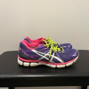 ASICS Women's Purple and Pink Athletic Shoes